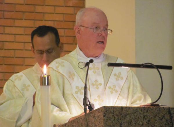 Con Padre Victor Mayorga, St. John, San Marcos