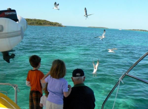 Velando con nietos, Abaco, 2011