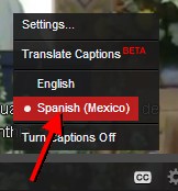 Seleccionar Español