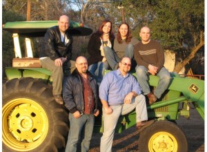 Daughters and Sons on a Tractor